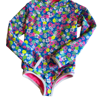 Mini Lain Rashguard- Neon Floral