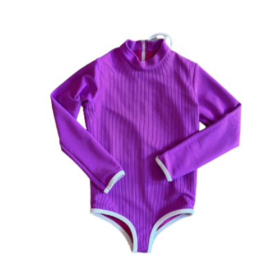 Mini Lain Rashguard- Neon Purple