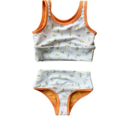 PREORDERS CLOSED- Mini Lain Bikini Set- Marigold