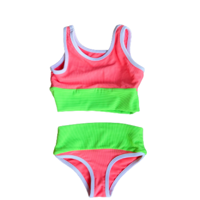 PREORDERS CLOSED-Mini Lain Bikini set- Electric Watermelon