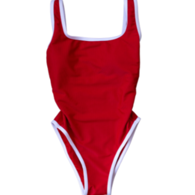 Ocean Isle One Piece- Red