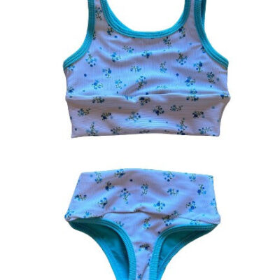 PREORDERS CLOSED- Mini Lain Bikini Set- Blue Belle