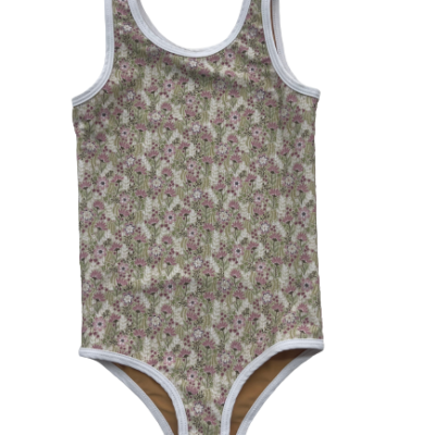 Charleston Mini One Piece- SpoonFlower X LainSnow Sophie Beach Bolt