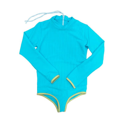 Lain Mini Rashguard – Sea/Lemon